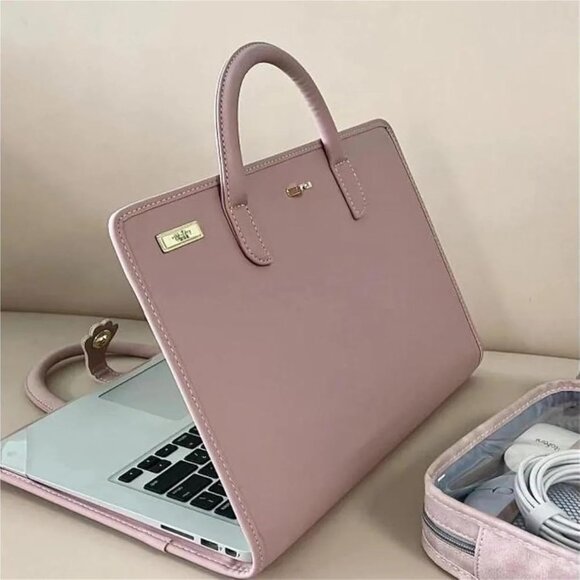 Stylish Water-Repellent Laptop Bag - Unisex 13, 14 & 16 Inch Carrying Case - Picture 5 of 7
